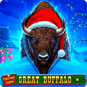 Great Buffalo Christmas Charm